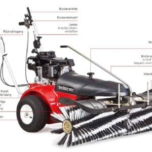Tielbürger Kehrmaschine TK36 - HONDA GCV170 – Bild 6