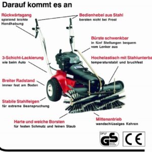 Tielbürger Kehrmaschine TK36 - B&S 675EXI – Bild 4
