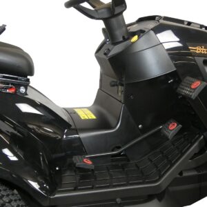 STIGA Black Edition Gartentraktor Pro 226/102 Twin H inkl. Tielbürger Kehrmaschine – Bild 15