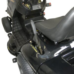 STIGA Black Edition Gartentraktor Pro 226/102 Twin H inkl. Tielbürger Kehrmaschine – Bild 4