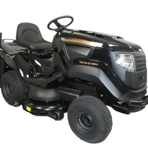 STIGA Black Edition Gartentraktor Pro 226/102 Twin H inkl. Tielbürger Kehrmaschine – Bild 8