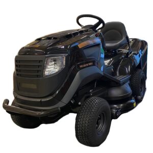 STIGA Black Edition Gartentraktor Pro 226/102 Twin H inkl. Tielbürger Kehrmaschine – Bild 9