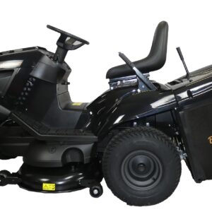 STIGA Black Edition Gartentraktor Pro 226/102 Twin H inkl. Tielbürger Kehrmaschine – Bild 11