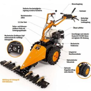 AS-Motor ESM Mähbalken 126 cm – Bild 4