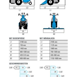 Bertolini Einachsschlepper 417 S 15 K 440 Diesel Grundgerät – Bild 5