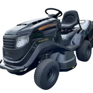 Black Edition Rasentraktor Pro 225/92 Twin H mit Kehrmaschine – Bild 3