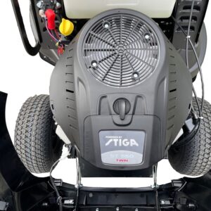 Black Edition Rasentraktor Pro 225/92 Twin H mit Kehrmaschine – Bild 9