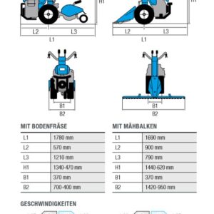 Bertolini Einachser 407 S GX 200 Honda - Grundgerät – Bild 5