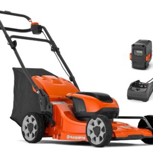 Husqvarna Akku-Rasenmäher LC 142i inkl. Akku B140 und Ladegerät C80 – Bild 1