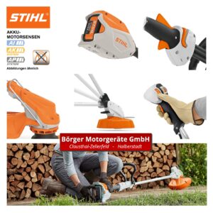 STIHL Akku Motorsense FSA 120 Set inkl. AP 200 + AL 301 – Bild 10