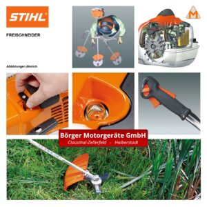 Cramer Optimus Akku-Trimmer TB20H - 2,0 kW - Zweihandgriff – Bild 3